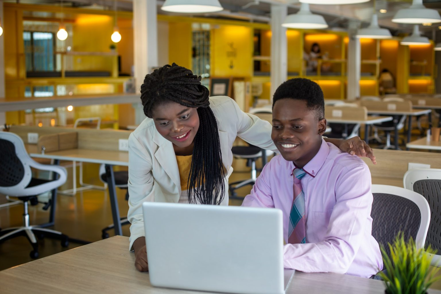 Tubs MicroFinance helping a client online